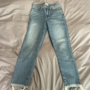 Madewell: the perfect vintage Jean: size 27